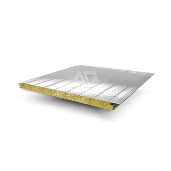 Sandviç Taş Yünü Cephe Paneli 50mm - RAL 9002